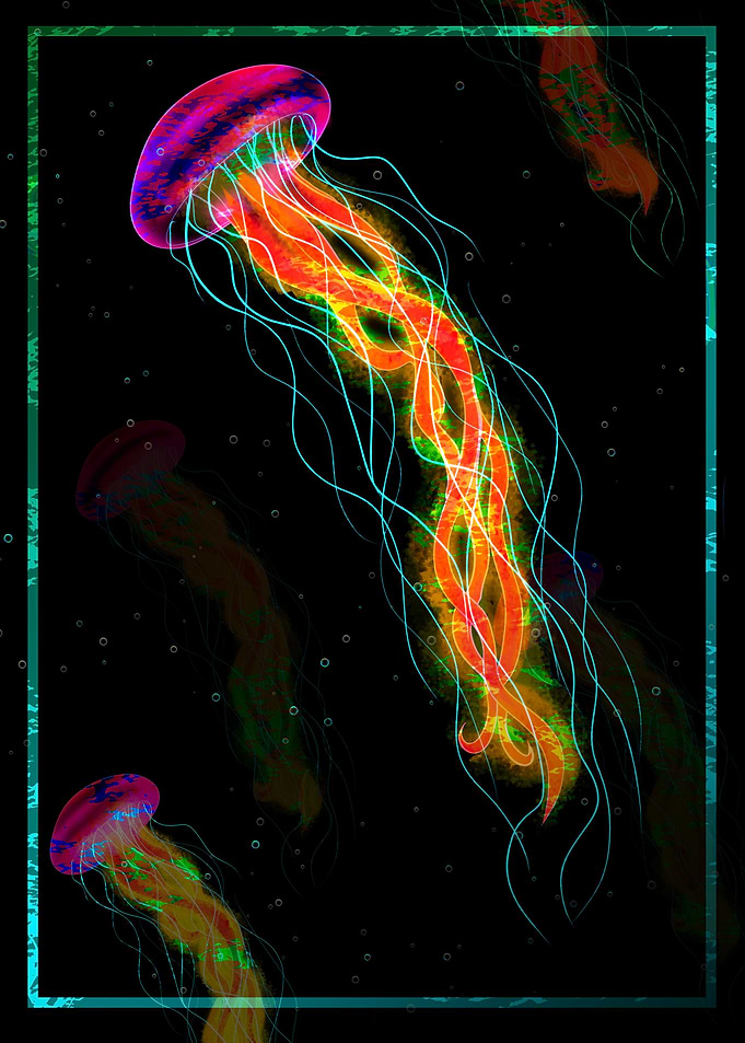 Retro Jellyfish