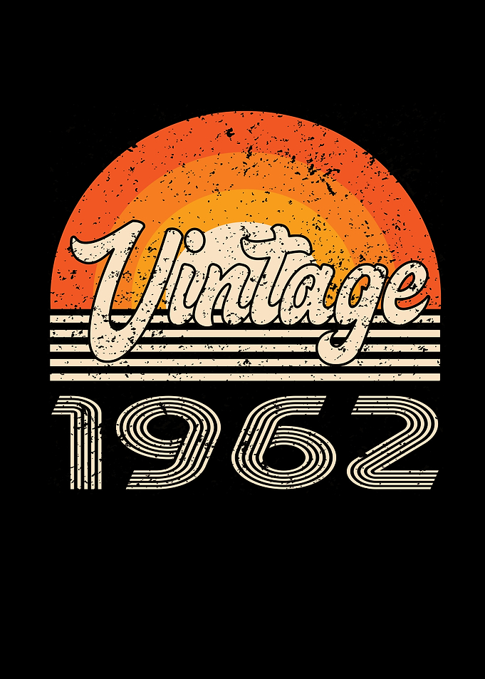 Vintage 1962 Birthday