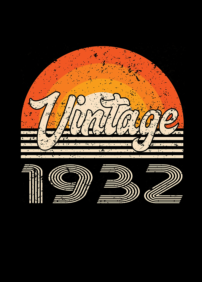 Vintage 1932 Birthday