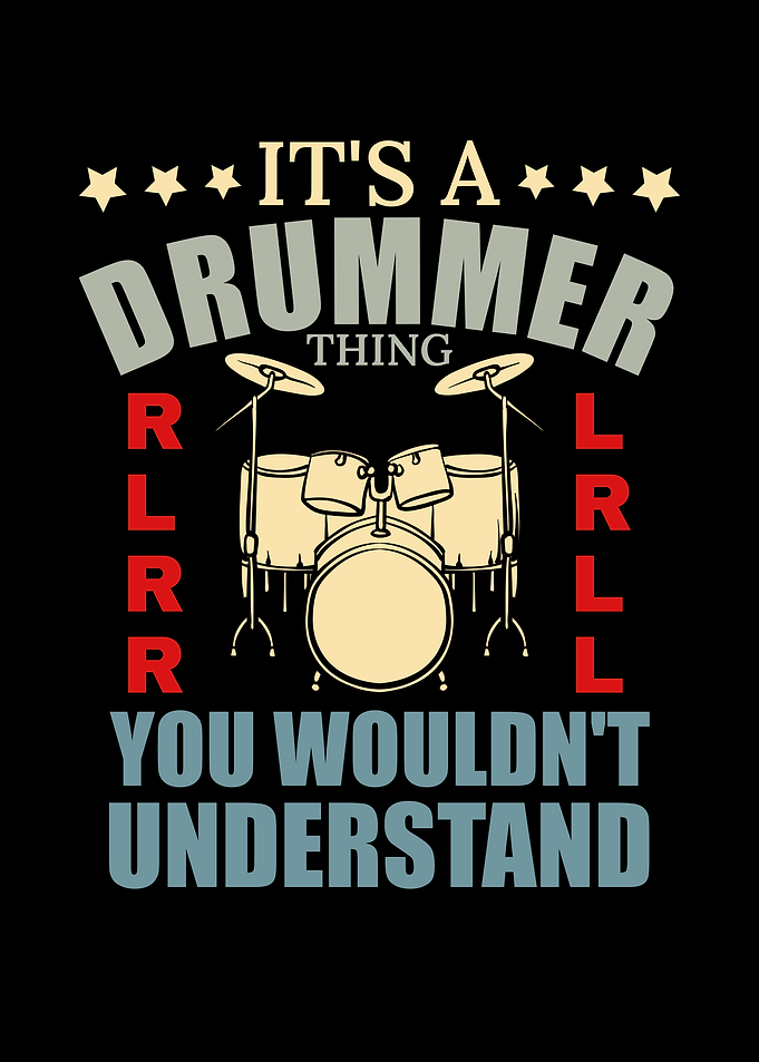 Funny Drummer Thing Drums