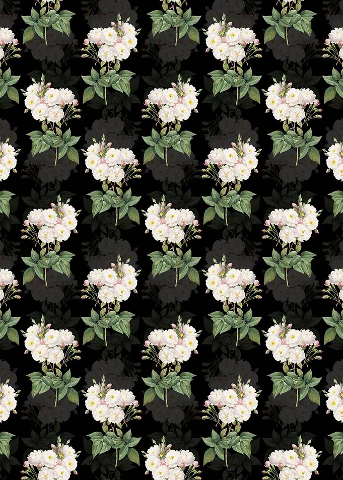 Noisette Roses Pattern