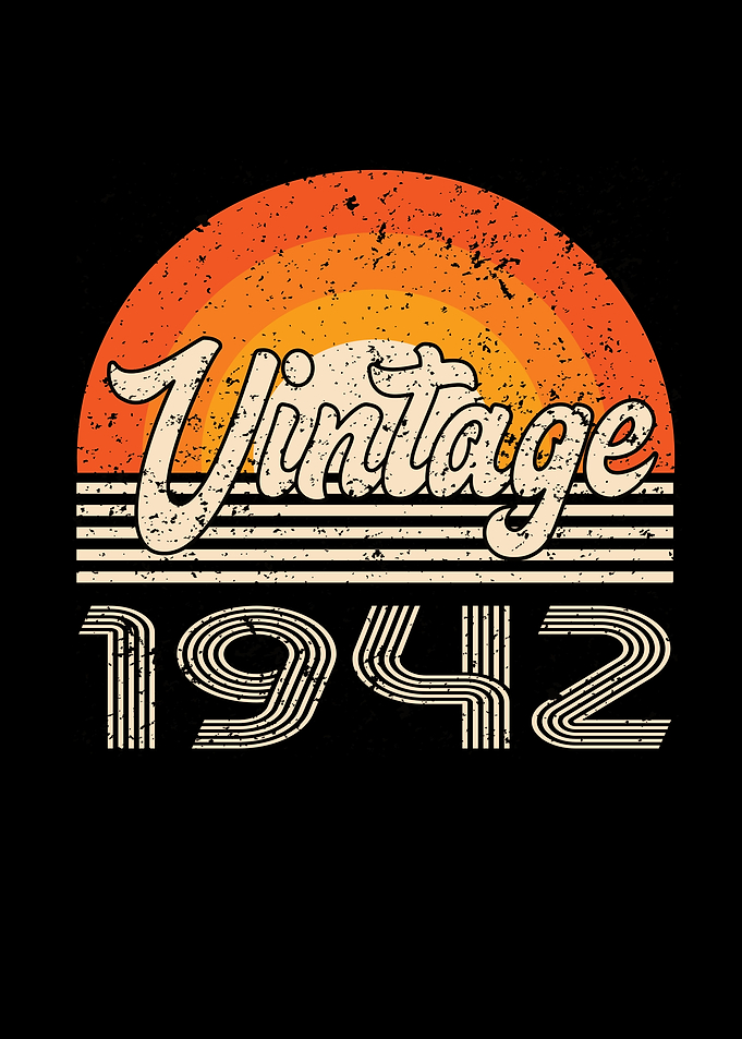 Vintage 1942 Birthday