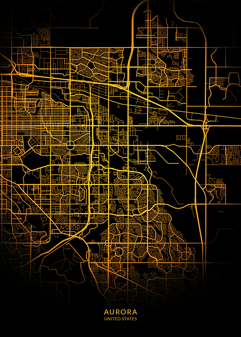 Aurora City Map