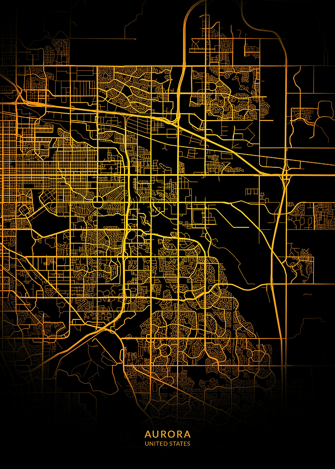 Aurora City Map