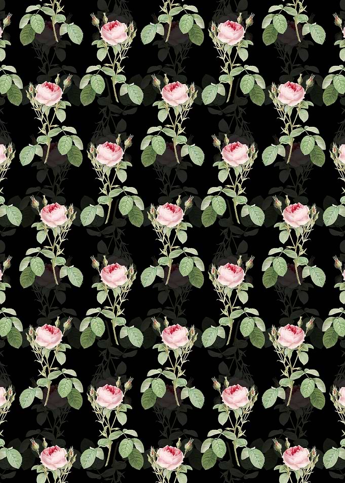 Double Moss Rose Pattern