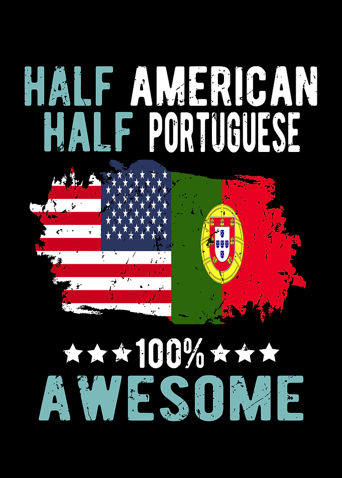 Half American Portuguese