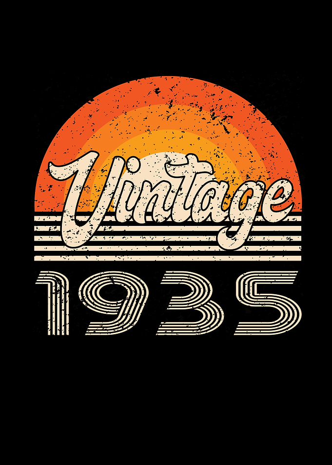 Vintage 1935 Birthday