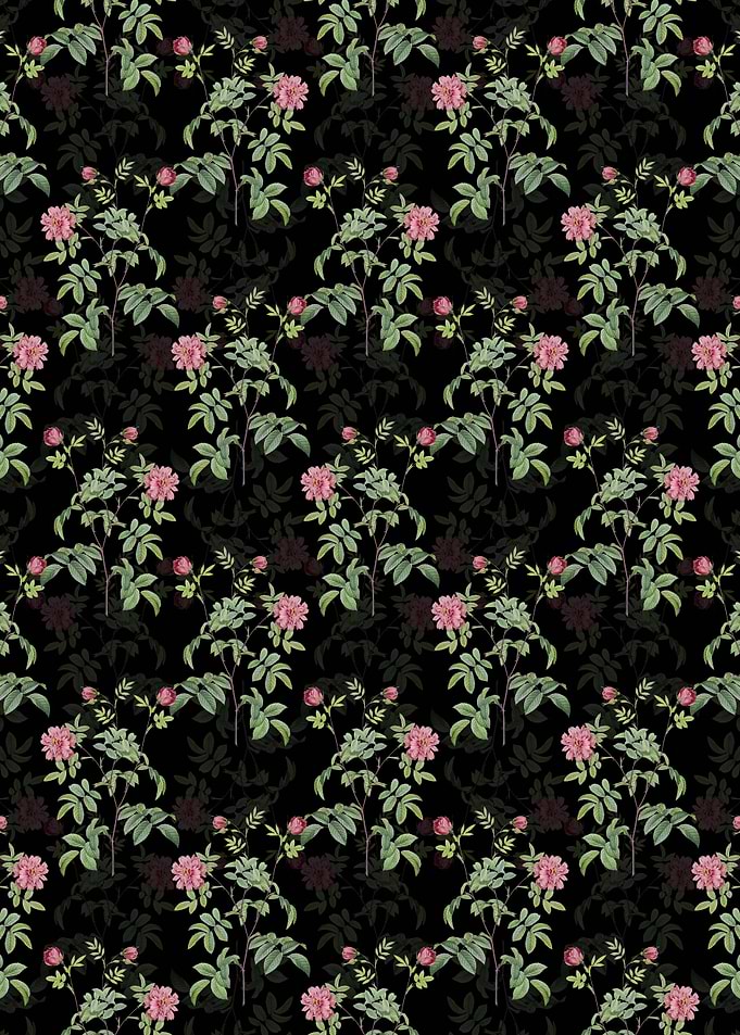 Cinnamon Rose Pattern