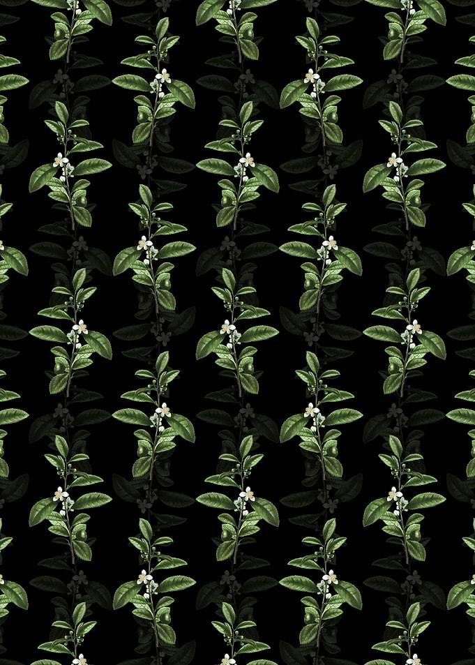 Floral Tea Tree Pattern