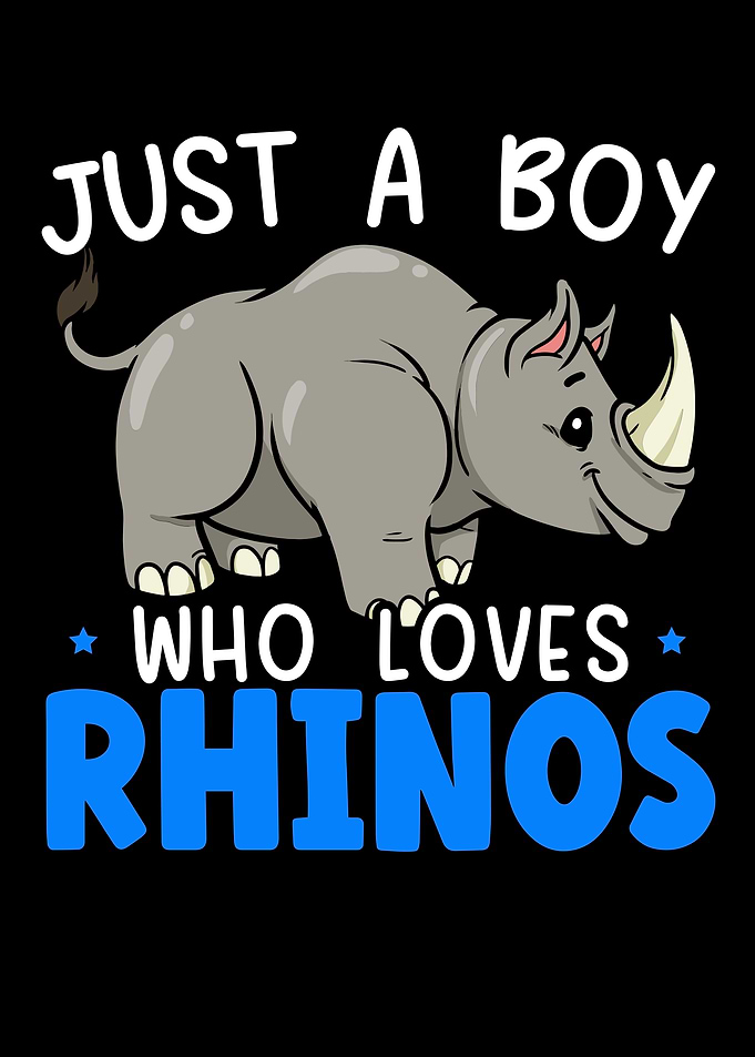 A Boy Who Loves Rhinos