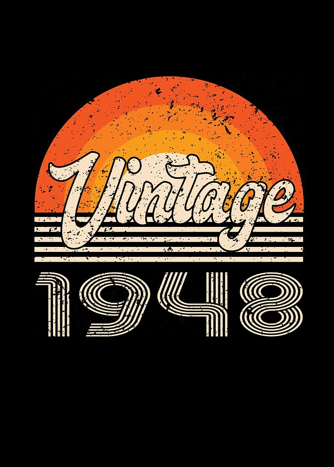 Vintage 1948 Birthday