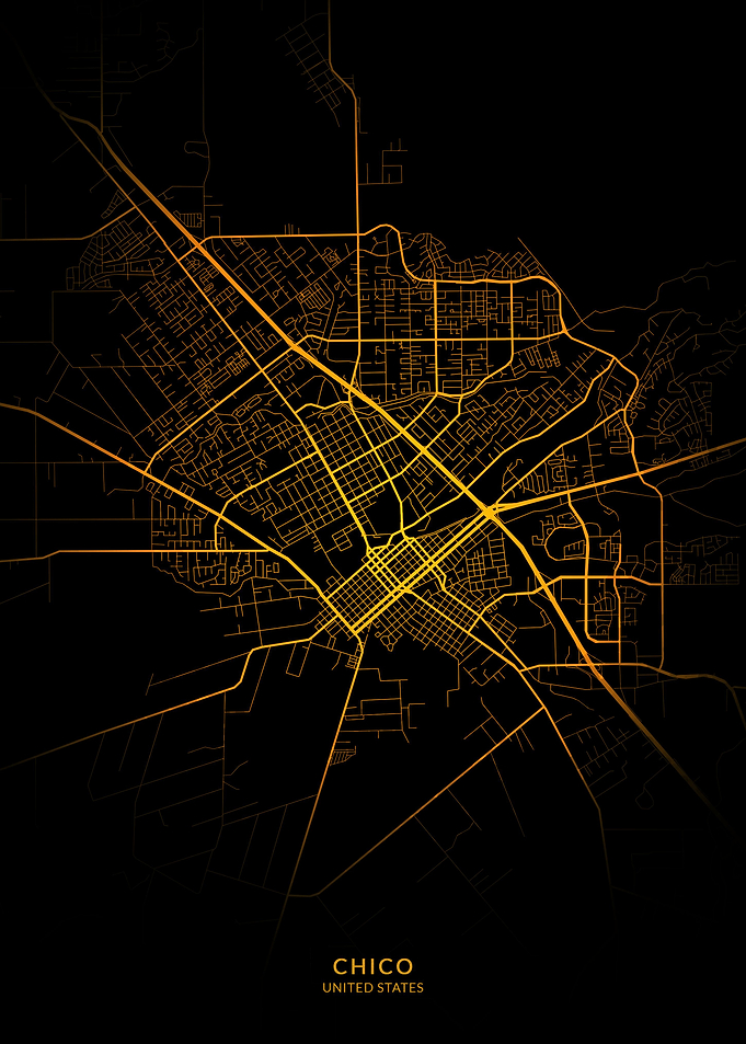 Chico City Map