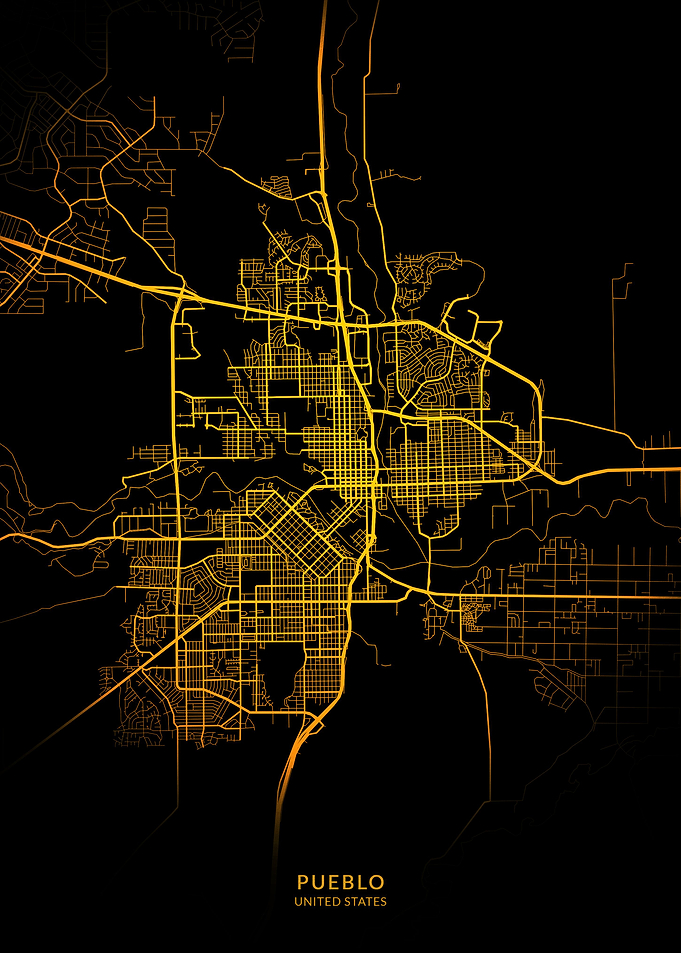 Pueblo City Map