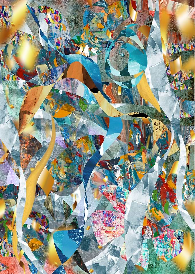 Abstract collage