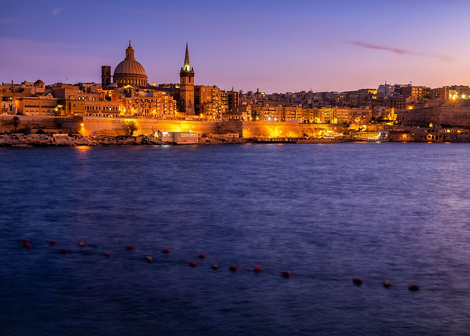 City of Valletta In Malta