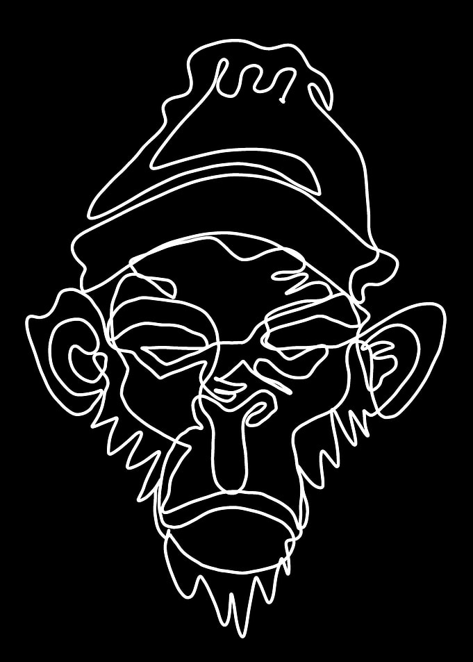 Bored monkey