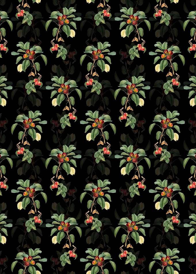 Floral Musky Pear Pattern