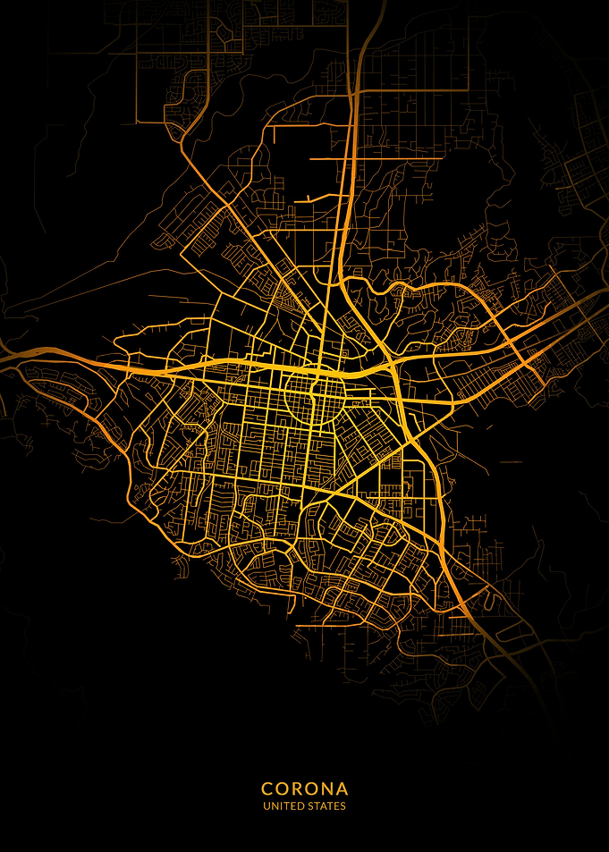 Corona City Map