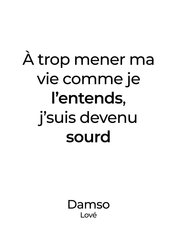 Damso Poster
