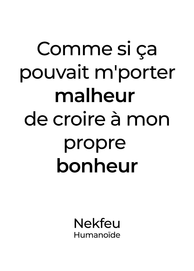 Nekfeu Humanoide