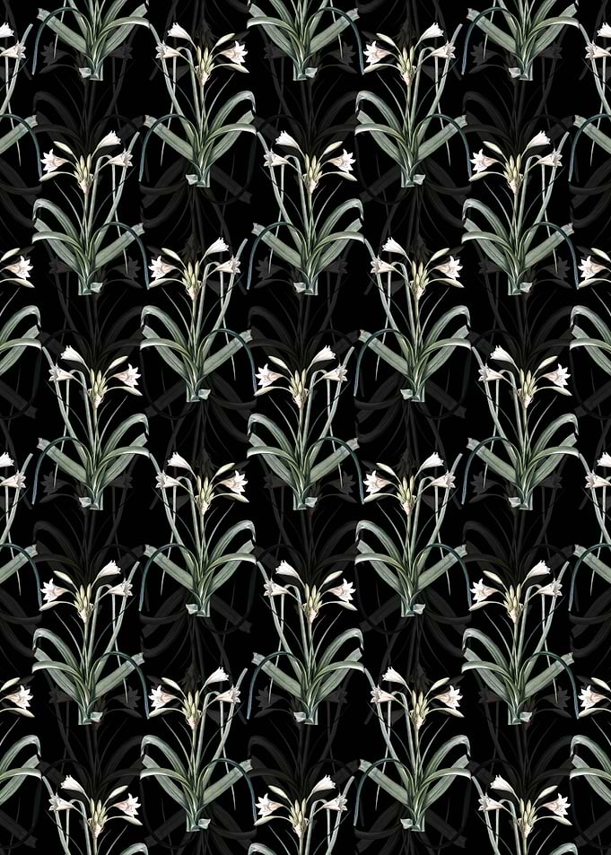 Floral Malgas Lily Pattern
