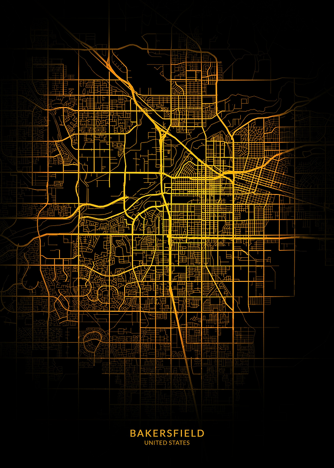 Bakersfield City Map