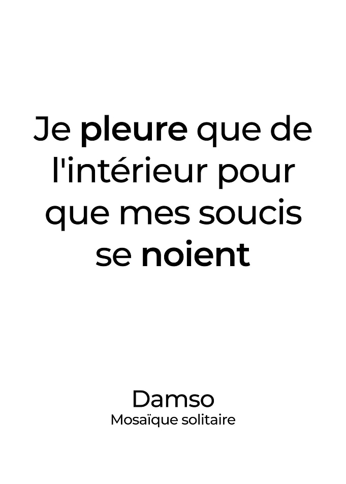 Damso Poster