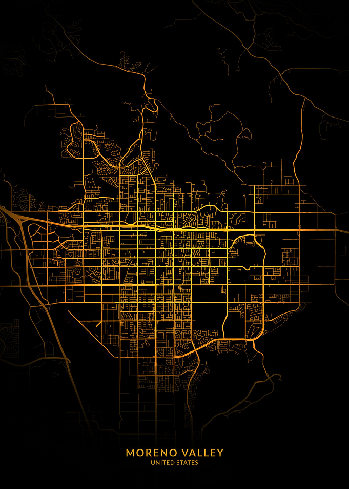 Moreno Valley City Map Gol