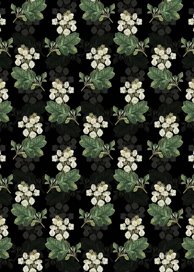 Oakleaf Hydrangea Pattern
