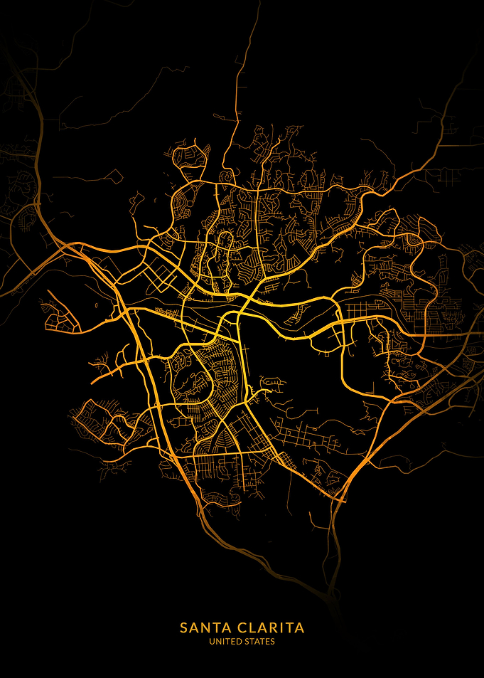 Salinas City Map Gold