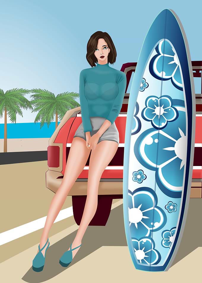 surfer girl