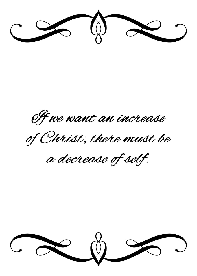 Christ Must Increase