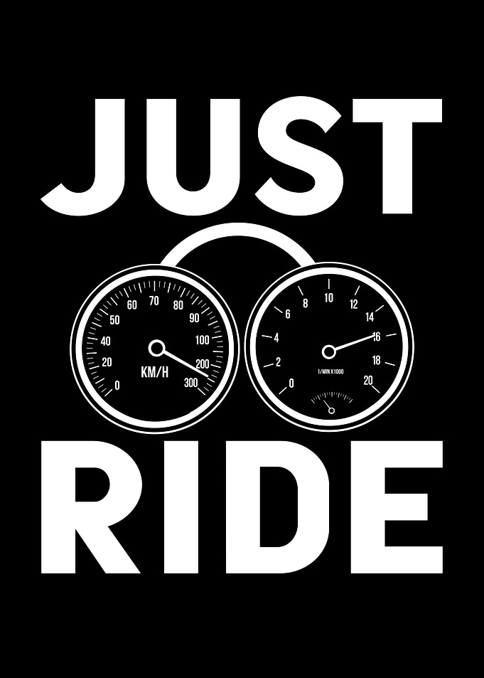 Motorcycle speedometer jus