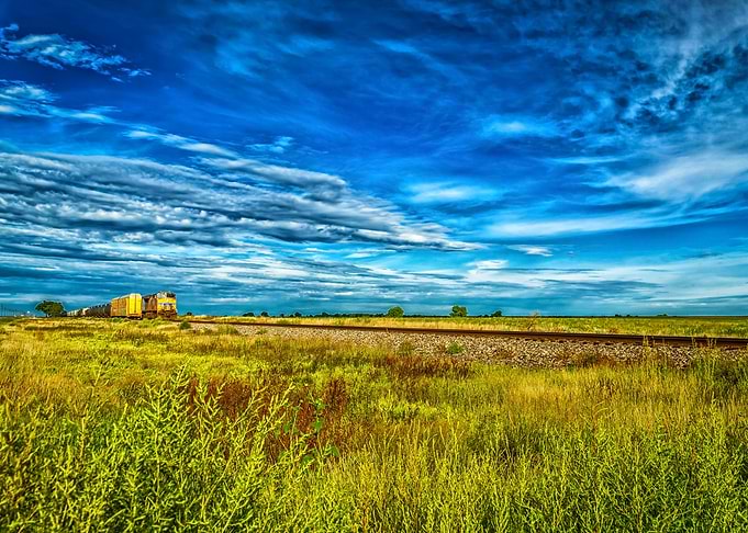 Across the Kansas prairie
