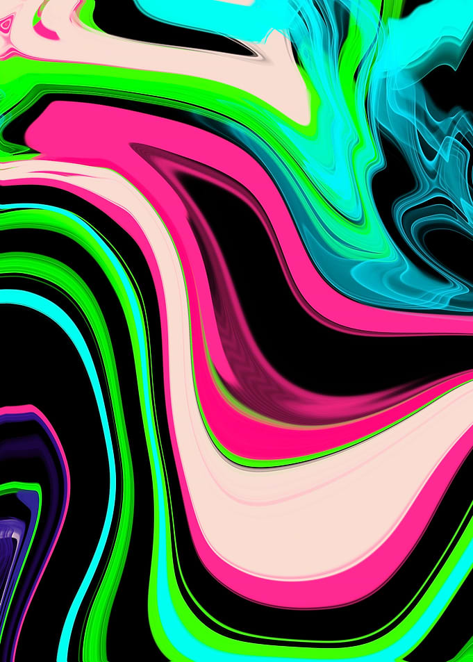 Abstract color lines