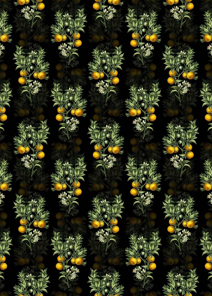 Bitter Orange Pattern