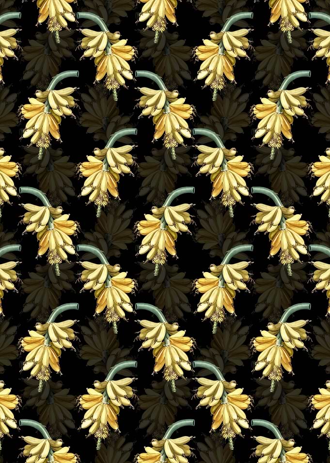 Floral Banana Pattern