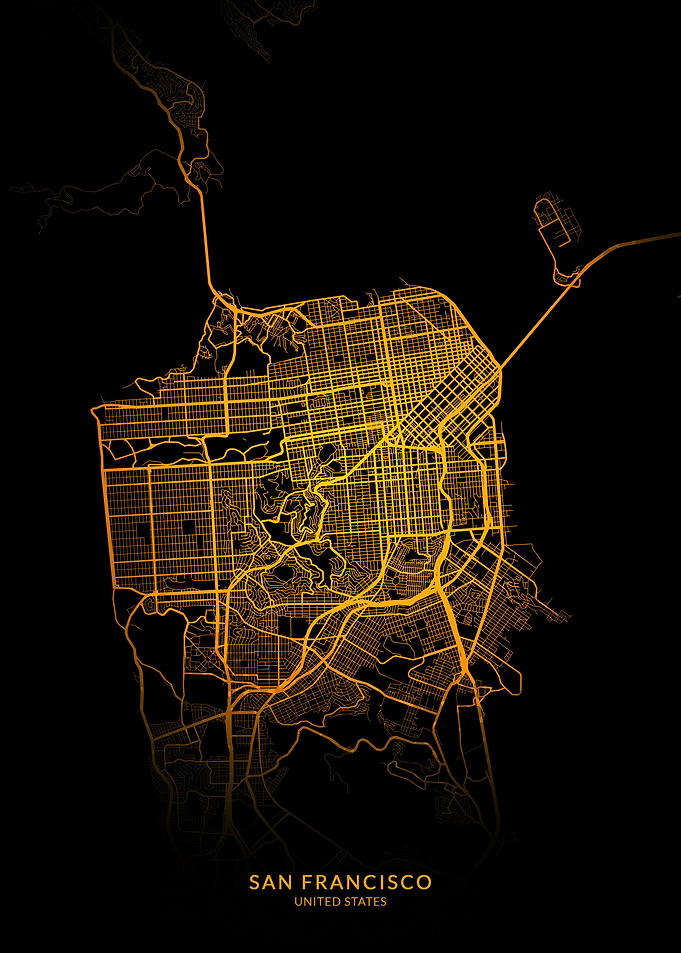 San Francisco City Map Gol