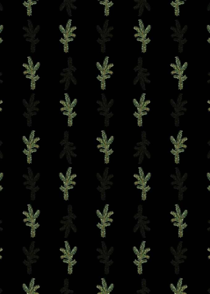 English Yew Branch Pattern