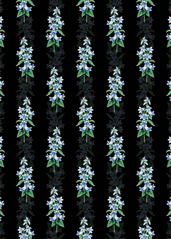 Floral Bellflowers Pattern