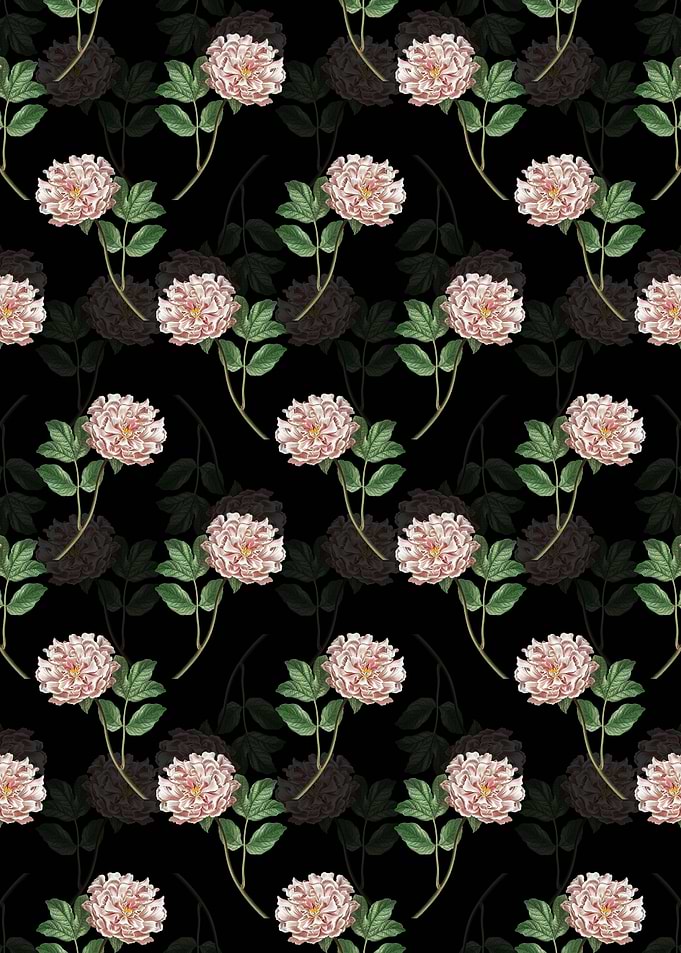 Floral Tree Peony Pattern