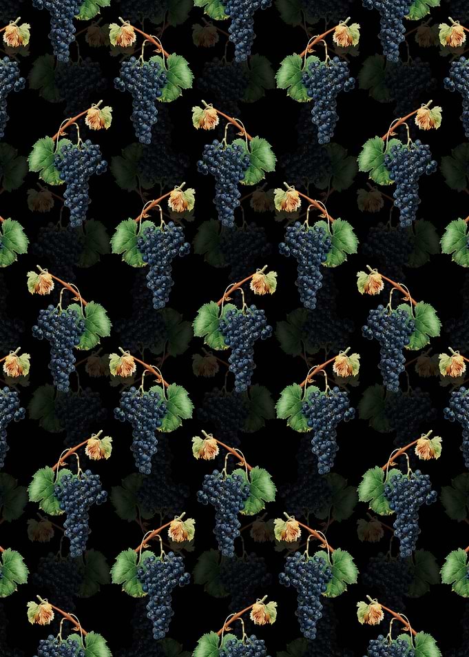 Black Grape Spanna Pattern