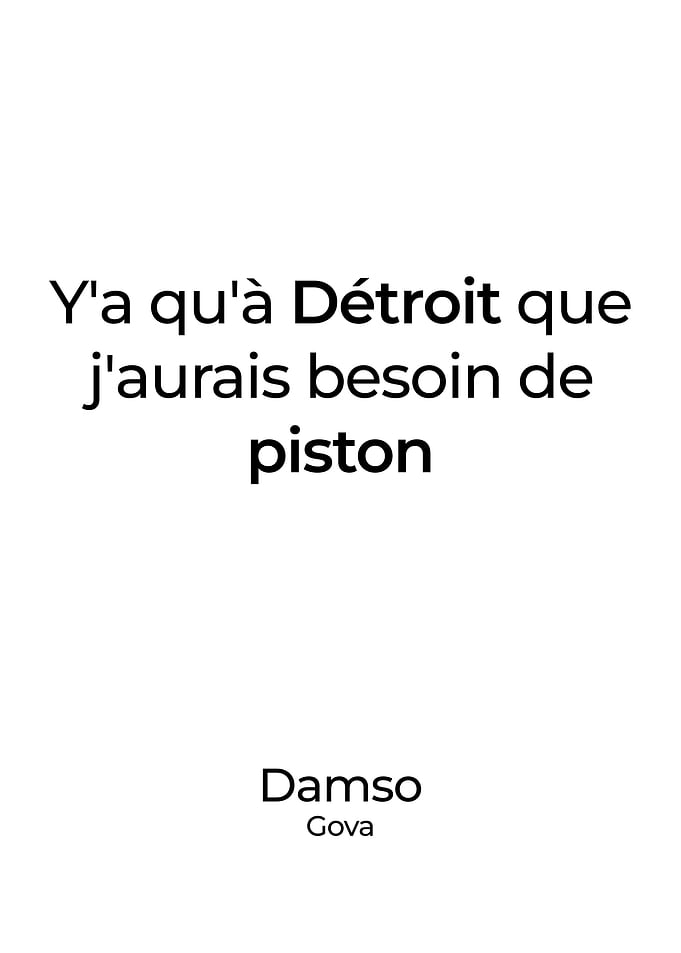 Damso Poster