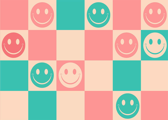 Smiley Check Retro
