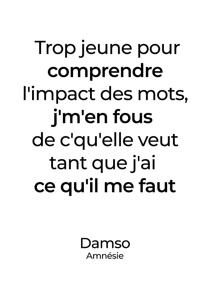 Damso Poster
