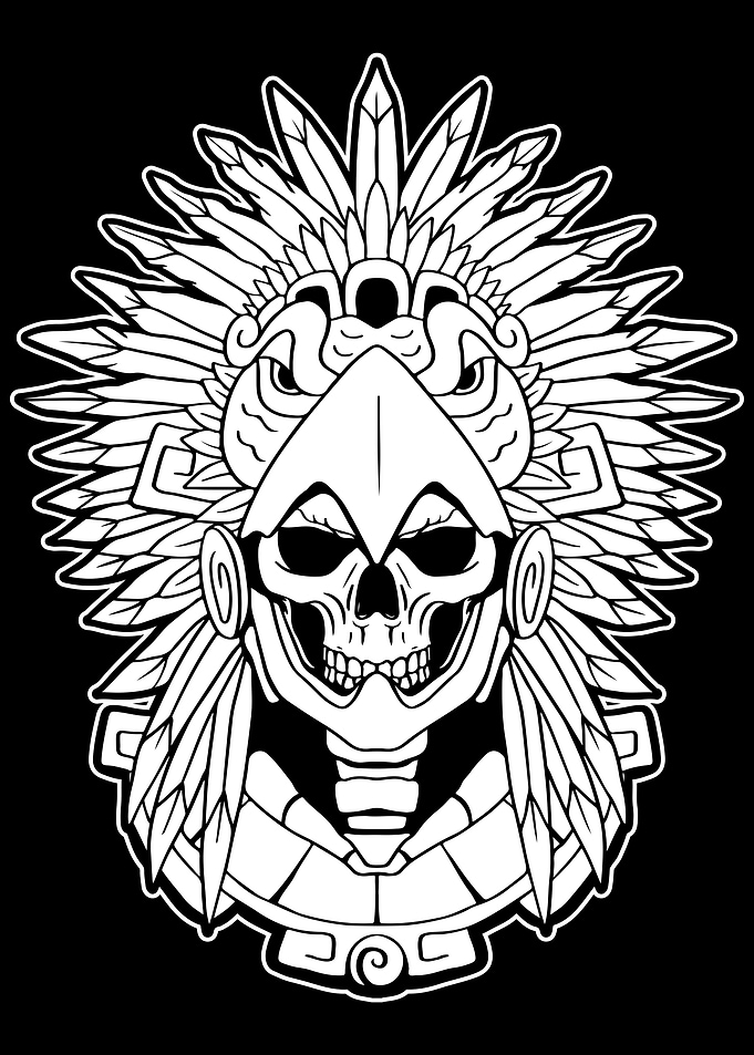 Aztec Eagle Warrior Mayan