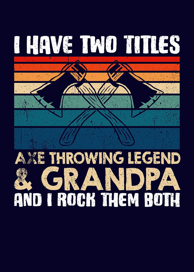 Axe Throwing Grandpa