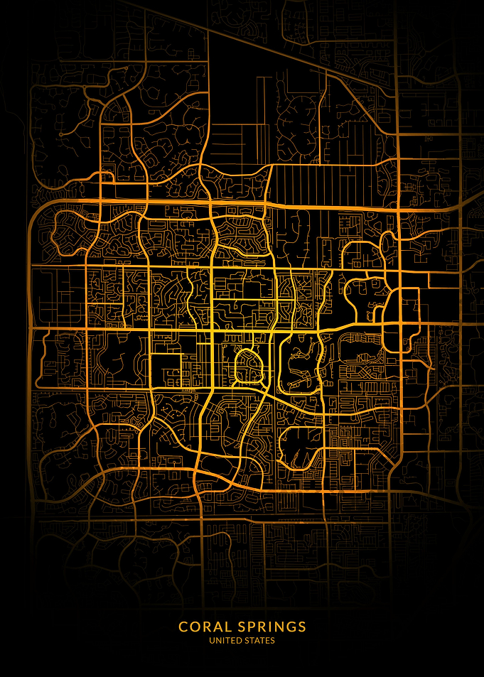 Coral Springs City Map Gol