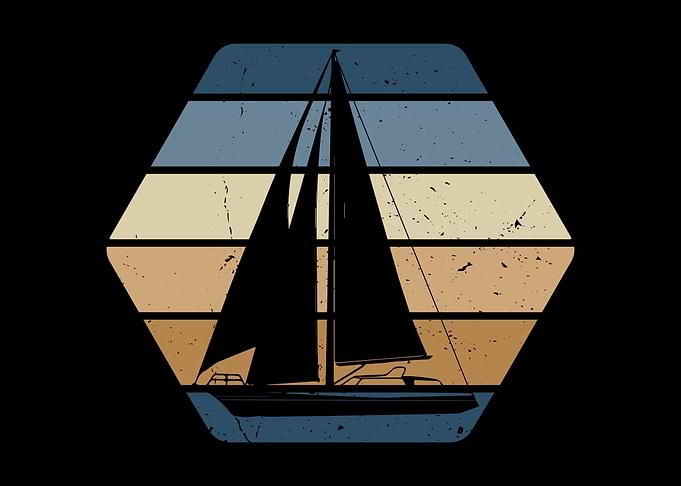 Vintage Sailboat Boat Ship
