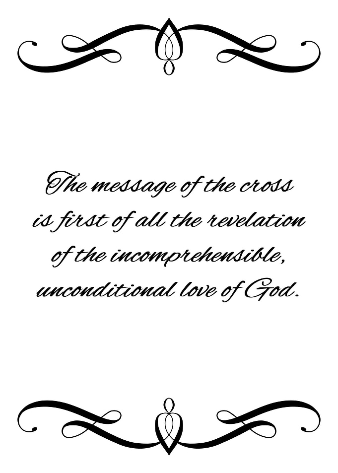 Unconditional Love of God